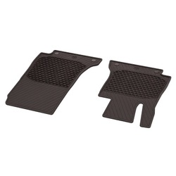 Tapis en caoutchouc marron Classe E W238 - conducteur et passager - Mercedes-Benz