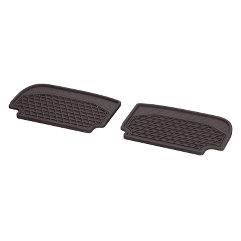 Tapis en caoutchouc Classe E 238 - Arrière - Marron Expresso - Mercedes-Benz