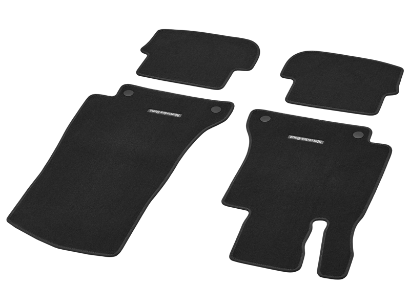 Jeu de tapis Mercedes Classe C W205 Cabriolet - noir - velours - CLASSIC