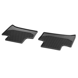 Tapis en caoutchouc Classe C 205 - Noir - Arrière - Mercedes-Benz