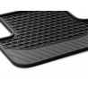 Tapis en caoutchouc Classe C 205 - Noir - Arrière - Mercedes-Benz