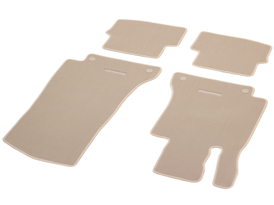 Jeu de tapis Mercedes Classe C W205 coupé - beige - velours - CLASSIC
