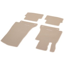 Jeu de tapis Mercedes Classe C W205 coupé - beige - velours - CLASSIC
