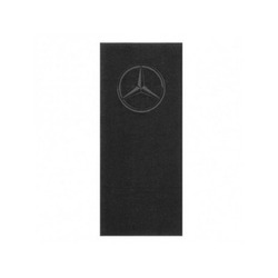 Serviette de douche/plage 100 % coton noire Mercedes