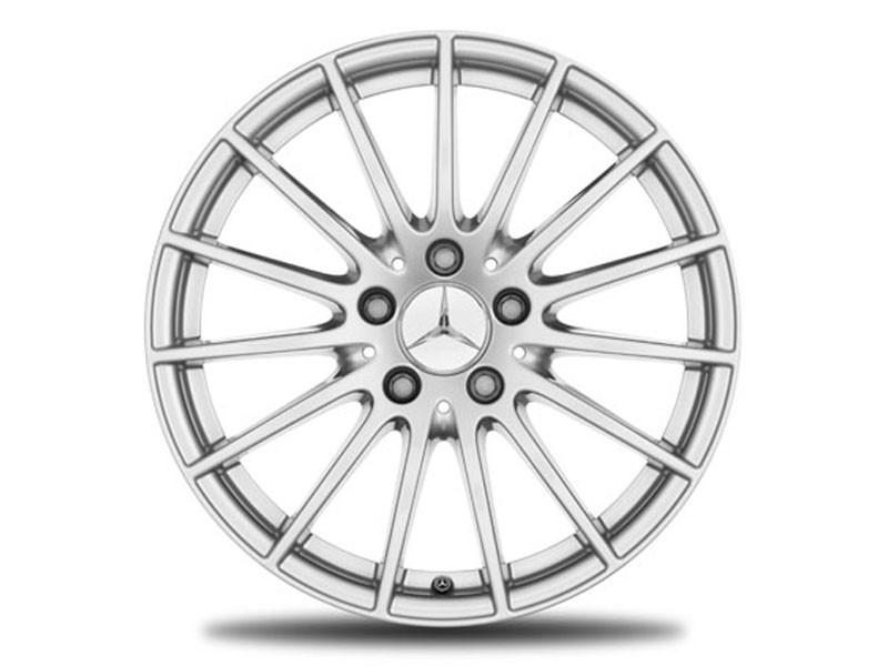 Jante Mercedes CLS 218 - 8,5 J x 18 pouces ET 34,5 en multibranches argent vanadium