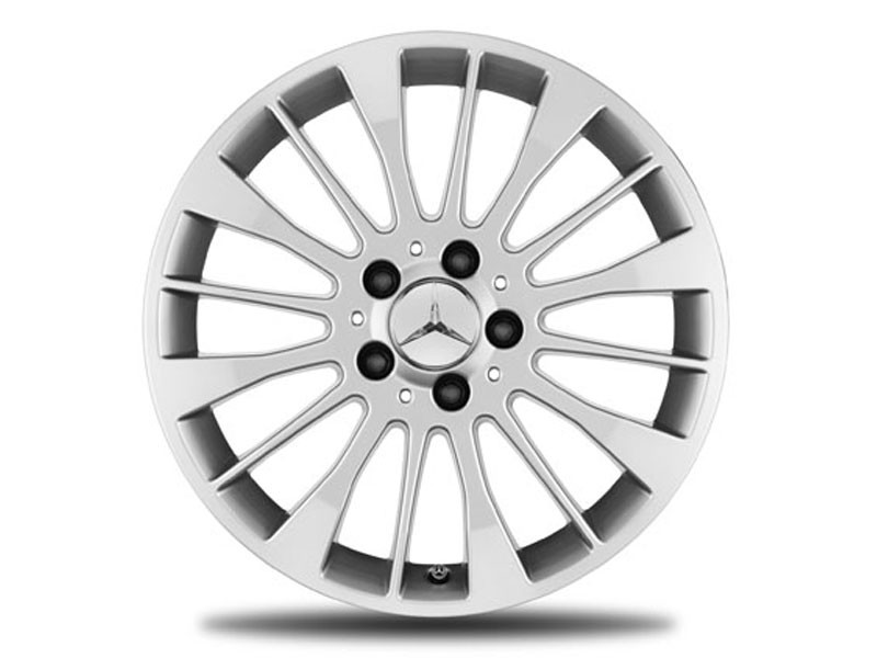 Jante Classe E W212 - 8,5 J x 17 pouces ET 48 en Argent titane multibranches