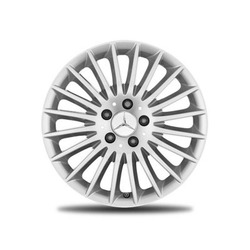 Jante Classe E W212 - 8,5 J x 18 pouces ET 48 - multibranches - argent vanadium