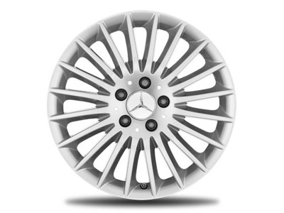 Jante Classe E W212 - 8,5 J x 18 pouces ET 48 - multibranches - argent vanadium