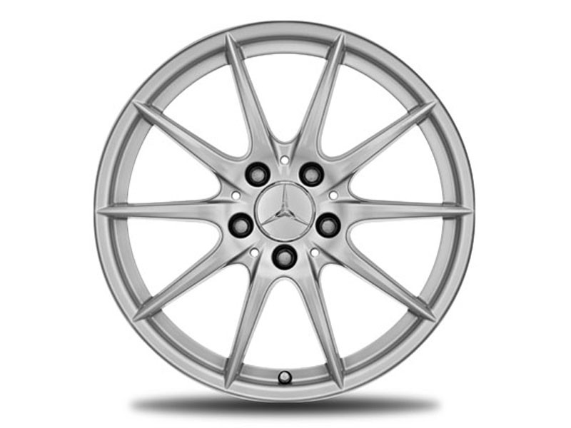Jante SLK W172 - 10 branches- 7 J x 16 pouces ET 37,5 - argent titane