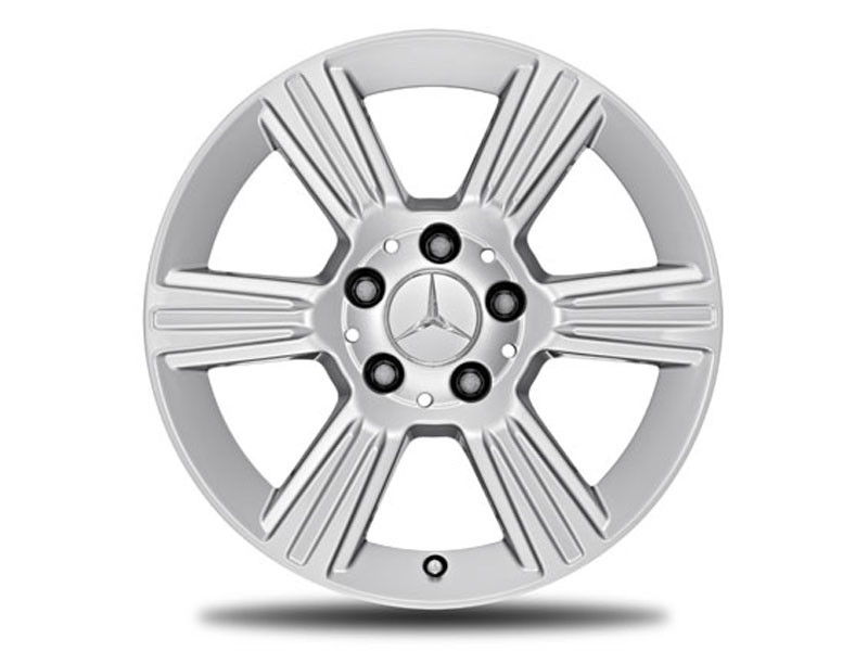 Jante SLK W172 - 7 J x 16 pouces ET 37,5 - 6 branches - argent titane