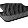 Tapis en caoutchouc Classe C 205 - Noir - Arrière - Mercedes-Benz
