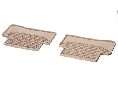 Tapis en caoutchouc Classe C 205 - Beige - Arrière - Mercedes-Benz