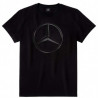 T-shirt Noir logo imprimé étoile Mercedes-Benz