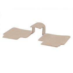 Tapis en velours EXCLUSIV Classe S W222 - Beige - Espace arrière avec tapis de tunnel- 3 unités- Avec code 864