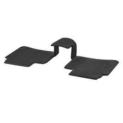 Tapis en velours EXCLUSIV Classe S W222 - Noir - Espace arrière avec tapis de tunnel- 3 unités- Avec code 864