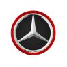 Cache-Moyeu Mercedes-Benz AMG 75mm Contour Rouge