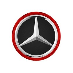 Cache-Moyeu Mercedes-Benz AMG 75mm Contour Rouge