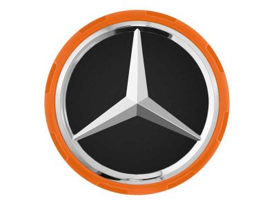 Cache-Moyeu Mercedes-Benz AMG 75mm Contour Orange