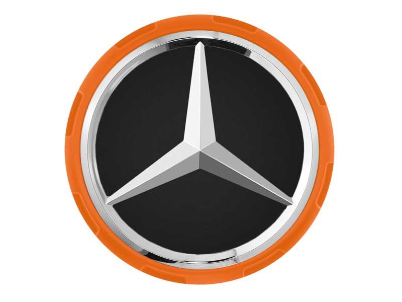 Cache-Moyeu Mercedes-Benz AMG 75mm Contour Orange