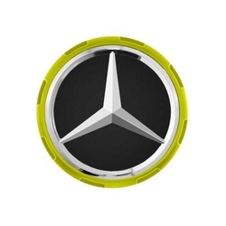 Cache-Moyeu Mercedes-Benz AMG 75mm Contour Jaune