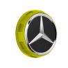 Cache-Moyeu Mercedes-Benz AMG 75mm Contour Jaune
