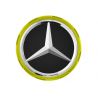 Cache-Moyeu Mercedes-Benz AMG 75mm Contour Jaune