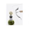 Coffret sommelier en cuir, tire-bouchon et bouchon Mercedes