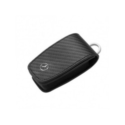 Housse à clés noir effet carbone Mercedes, 6e gén.