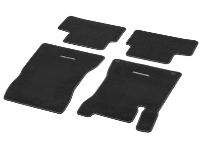 Jeu 4 Tapis Velours Marron CLA W118