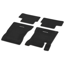 Jeu 4 Tapis Velours Marron CLA W118