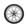 Jante Mercedes 16 pouces CLA W118 6,5 J x 16 ET 44 5 doubles branches Argent vanadium