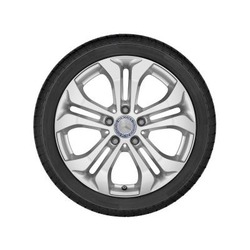 Jante GLC W253 - 5 doubles branches - 7,5 J x 17 pouces ET 36 - argent vanadium