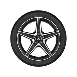 Jante AMG Mercedes Classe C W205 - 7,5 J x 18 pouces ET 33 - Noir