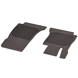 Tapis en caoutchouc marron Classe E W213 - conducteur et passager - Mercedes-Benz