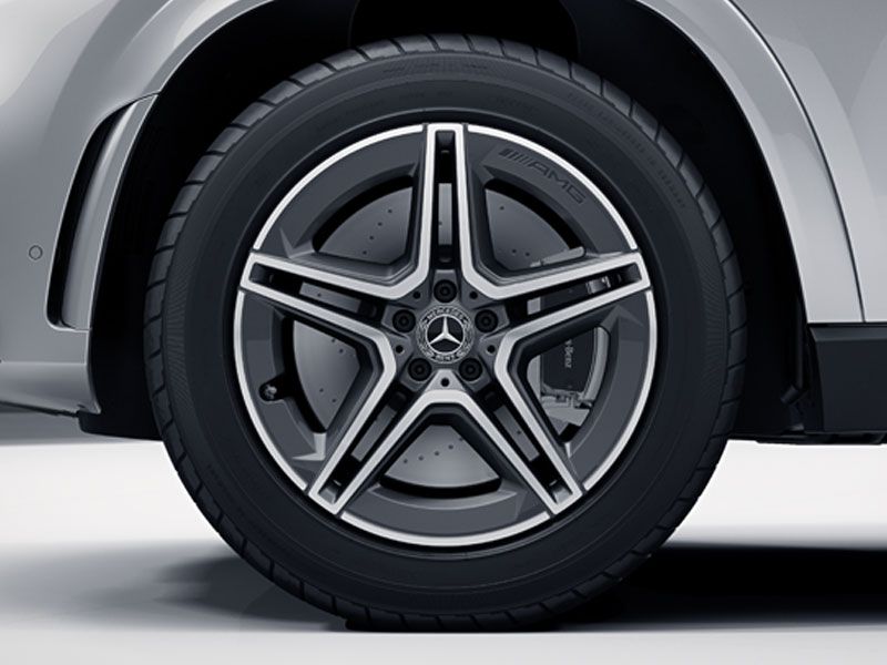Jante Mercedes GLE W167 AMG - 5 doubles branches - 9 J x 20 pouces ET 57 - Essieu avant
