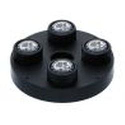 Capuchons de valve noir AMG - jeu de 4 unités