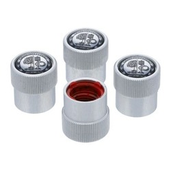Capuchons de valve gris AMG - jeu de 4 unités