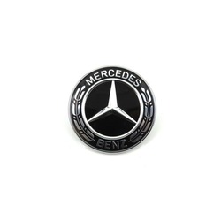 Insigne Étoile Emblème de capot - Noir - sigle Mercedes
