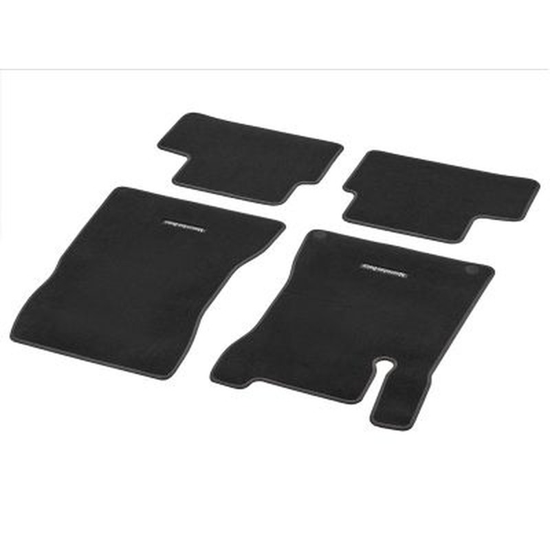Jeu 4 Tapis en velours CLASSIC - GLA SUV W247 - Surpiqûre Marron Noix