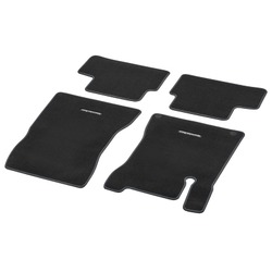 Jeu 4 Tapis en velours CLASSIC - GLA SUV W247 - Surpiqûre Bleu Océan