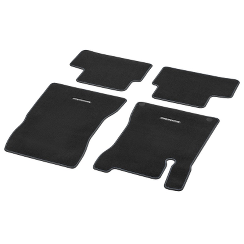 Jeu 4 Tapis en velours CLASSIC - GLA SUV W247 - Surpiqûre Bleu Océan