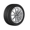Jante GLA H247 - 6,5 J x 17 pouces ET 44 - 10 branches - argent vanadium