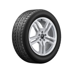 Jante Mercedes GLA H247 - 7,5 J x 18 pouces ET 53 - argent vanadium