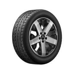 Jante Mercedes GLA H247 - 7,5 J x 18 pouces ET 53 - argent vanadium