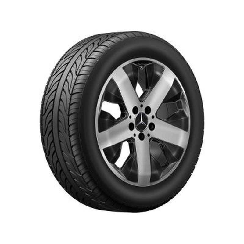 Jante Mercedes GLA H247 - 7,5 J x 18 pouces ET 53 - argent vanadium