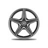 Jante AMG Mercedes Classe C W205 - 8,5 J x 18 pouces ET 49 - Coloris gris titane - 5 branches