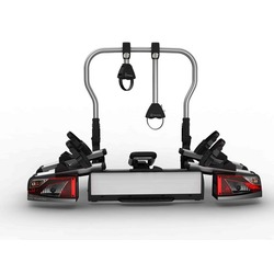 Porte-vélos arrière, pour dispositif d'attelage, rabattable, pour 2 vélos