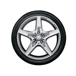 Jante AMG Mercedes SLK - 7,5 J x 18 pouces ET 42 - Gris - 5 Branches