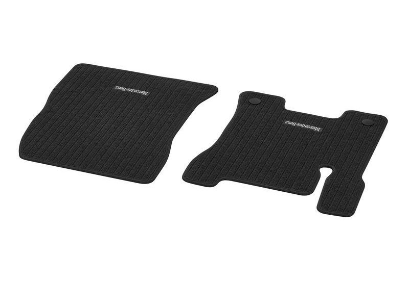 Tapis velours - EQA W243 Mercedes - Avant - Noir - édition CLASSIC