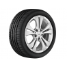 Jante Classe A Berline W176 - 7,5 J x 17 ET 52,5 à 5 doubles branches- argent vanadium - 43,2 cm
